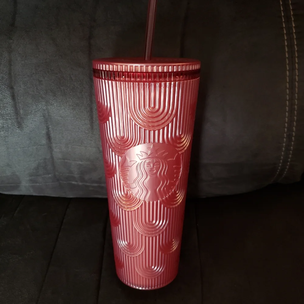 Starbucks pink iridescent
